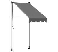 Manual Retractable Awning Folding Arm Awning Outdoor Privacy Screen vidaXL