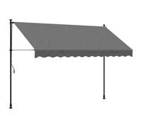 Manual Retractable Awning Folding Arm Awning Outdoor Privacy Screen vidaXL