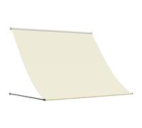 vidaXL Retractable Awning Privacy Screen Cream 200x150 cm Fabric and Steel