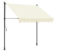 Manual Retractable Awning Folding Arm Awning Outdoor Privacy Screen vidaXL