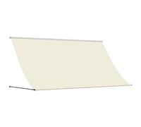 Retractable Awning Privacy Screen Outdoor Sunshade Fabric and Steel vidaXL