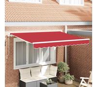 Retractable Awning Fabric Retactable Outdoor Sun Shade Terrace Garden vidaXL