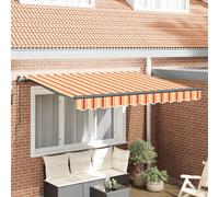 vidaXL Retractable Awning Yellow 350 x 200 cm Fabric