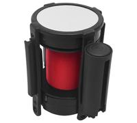 vidaXL Retractable Belt Barrier 200 cm Red