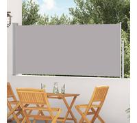 vidaXL Retractable Side Awning 120 x 300 cm Grey