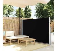 vidaXL Retractable Side Awning 140 x 300 cm Black