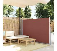 vidaXL Retractable Side Awning 140 x 300 cm Brown