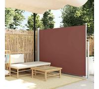 vidaXL Retractable Side Awning 160 x 500 cm Brown