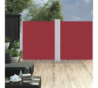 vidaXL Retractable Side Awning 170x600 cm Red UK HOT