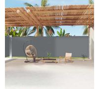 vidaXL Retractable Side Awning Anthracite 220x1200 cm