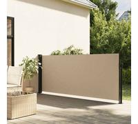 vidaXL Retractable Side Awning Beige 100x300 cm
