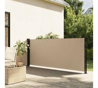 vidaXL Retractable Side Awning Beige 100x500 cm