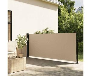vidaXL Retractable Side Awning Beige 117x300 cm
