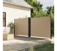 vidaXL Retractable Side Awning Beige 160x1200 cm