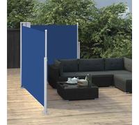 vidaXL Retractable Side Awning Blue 100x600 cm