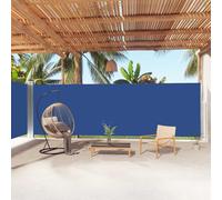 vidaXL Retractable Side Awning Blue 200x1000 cm