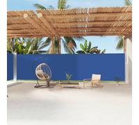 vidaXL Retractable Side Awning Blue 200x1200 cm