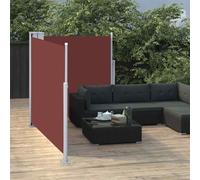 vidaXL Retractable Side Awning Brown 100x600 cm NEW