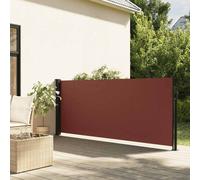 vidaXL Retractable Side Awning Brown 117x300 cm