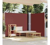 vidaXL Retractable Side Awning Brown 180x600 cm