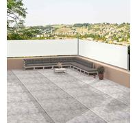 vidaXL Retractable Side Awning Cream 117x1200 cm