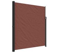 vidaXL Retractable Side Awning, Outdoor Privacy Screen for Garden Balcony Terrace Patio Yard, Waterproof Sunshade, Brown 220x300 cm