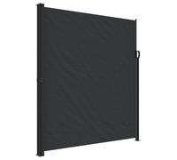 vidaXL Retractable Side Awning Black 220x500 cm, Black