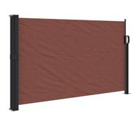 vidaXL Retractable Side Awning Brown 120x500 cm, Brown