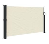 vidaXL Retractable Side Awning Outdoor Privacy Screen Shade Cream 120x500 cm