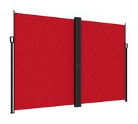 vidaXL Retractable Side Awning Red 220x1200 cm