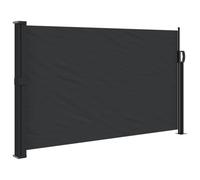 vidaXL Retractable Side Awning Outdoor Privacy Screen SunShade Black 117x300 cm