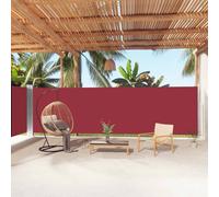 vidaXL Retractable Side Awning Red 180x1000 cm
