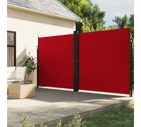 vidaXL Retractable Side Awning Red 200x600 cm