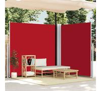 vidaXL Retractable Side Awning Red 220x600 cm