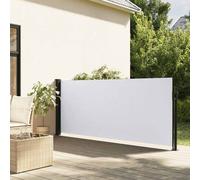 vidaXL Retractable Side Awning White 140x300 cm