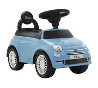 vidaXL Fiat 500 Ride-on Toy Car for Children Aged 12-36 Months, Ergonomically Designed with Steering Wheel and Storage Compartment - Blue