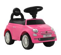 (pink) vidaXL Ride-on Car Fiat 500 Children Toy Car Kids Riding Toy Training Vehicle