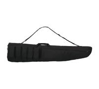 vidaXL Rifle Bag with Shoulder S/Gun Case 135 cm - 600D Oxford Fabric with PVC Coating, Black, 4 Pockets, EPE Interior, Hunting and Shooting