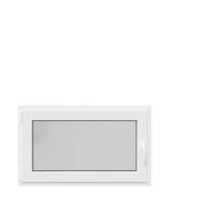 vidaXL RISOR Basement Window 100x50 cm - Tilt & Turn Egress Window White PVC Frame with Triple Glazing for Insulation