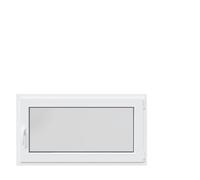 vidaxl risor Basement Window 110x70 cm tilt and Turn Edge Seal PVC Double Thermal Glazing u-Shaped core Two Ventilation Modes