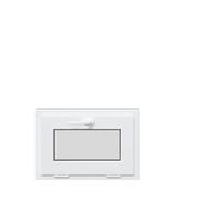 vidaXL RISOR Basement Window - Tilt 60x40 cm - Anthracite PVC Frame - Double Glazed Insulation - Leak-Proof Safety Lock