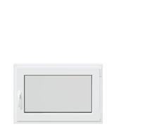 vidaXL RISOR PVC Basement Egress Window 60x90 cm - White Framed, Triple Glazed, Tilt & Turn with Steel Reinforcement