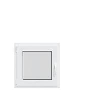 vidaXL RISOR Tilt and Turn PVC Egress Window 50x50 cm - Thermal Insulated White Frame for Basement and Garden Shed