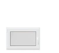 vidaXL RISOR Tilt&Turn Basement Window 90x60 cm - White Double Thermal Glazing PVC Frame Ventilated Egress Window for Basements Garages Garden Sheds