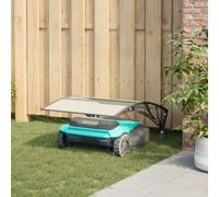 vidaXL Robot Mower Garage Black 80x101x46 cm