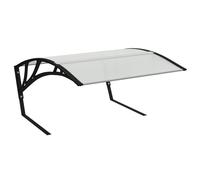 vidaXL Robot Mower Garage Lawnmower Garage Robot Mower Carport Shed Black