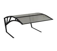 vidaXL Robot Mower Garage Lawnmower Garage Robot Mower Carport Shed Black