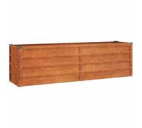 vidaXL Garden Raised Bed Rusty 160x40x45 cm Corten Steel UK