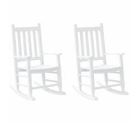 vidaXL Rocking Chairs for Children 2 pcs, Armchair for Relax, Lounge Chair for O