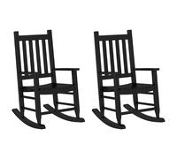vidaXL Rocking Chairs for Children 2 pcs, Armchair for Relax, Lounge Chair for O